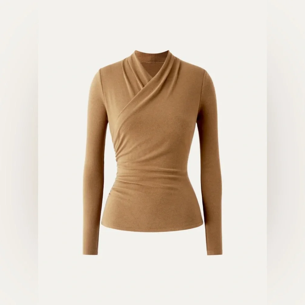 New OGL Surplice Long Sleeve Top Size Large - Picture 1 of 11